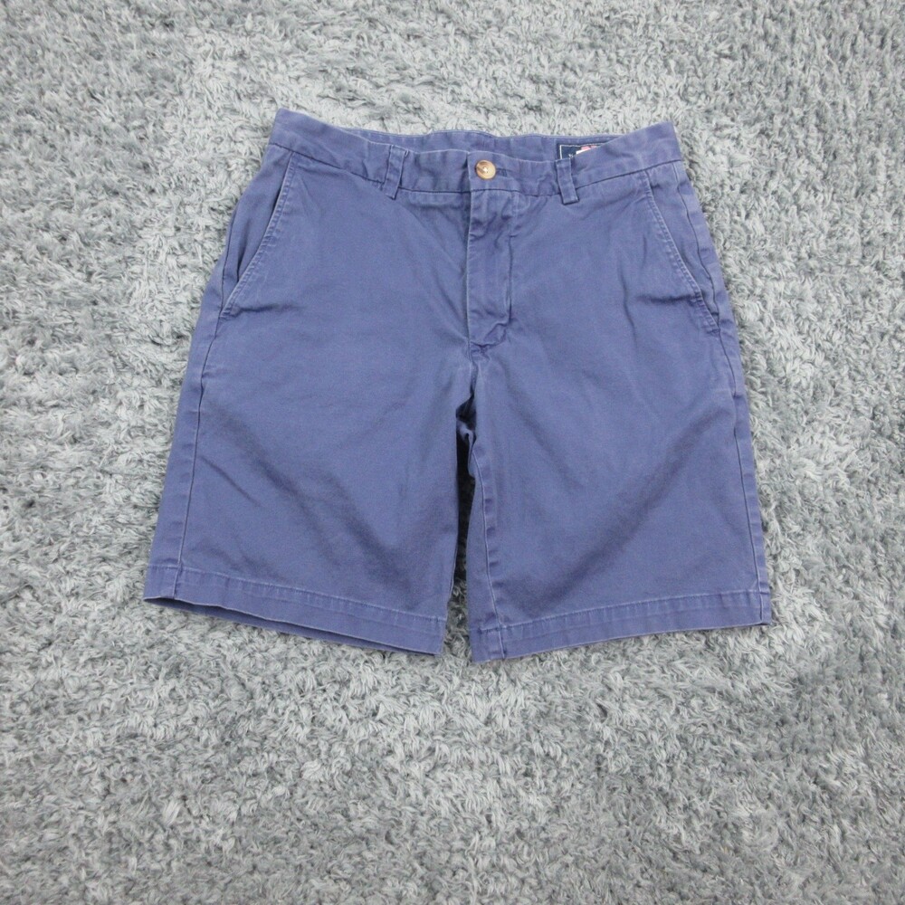 Vineyard Vines Shorts Mens 30 Blue Classic Chino Stretch Casual Summer 30x8.5*